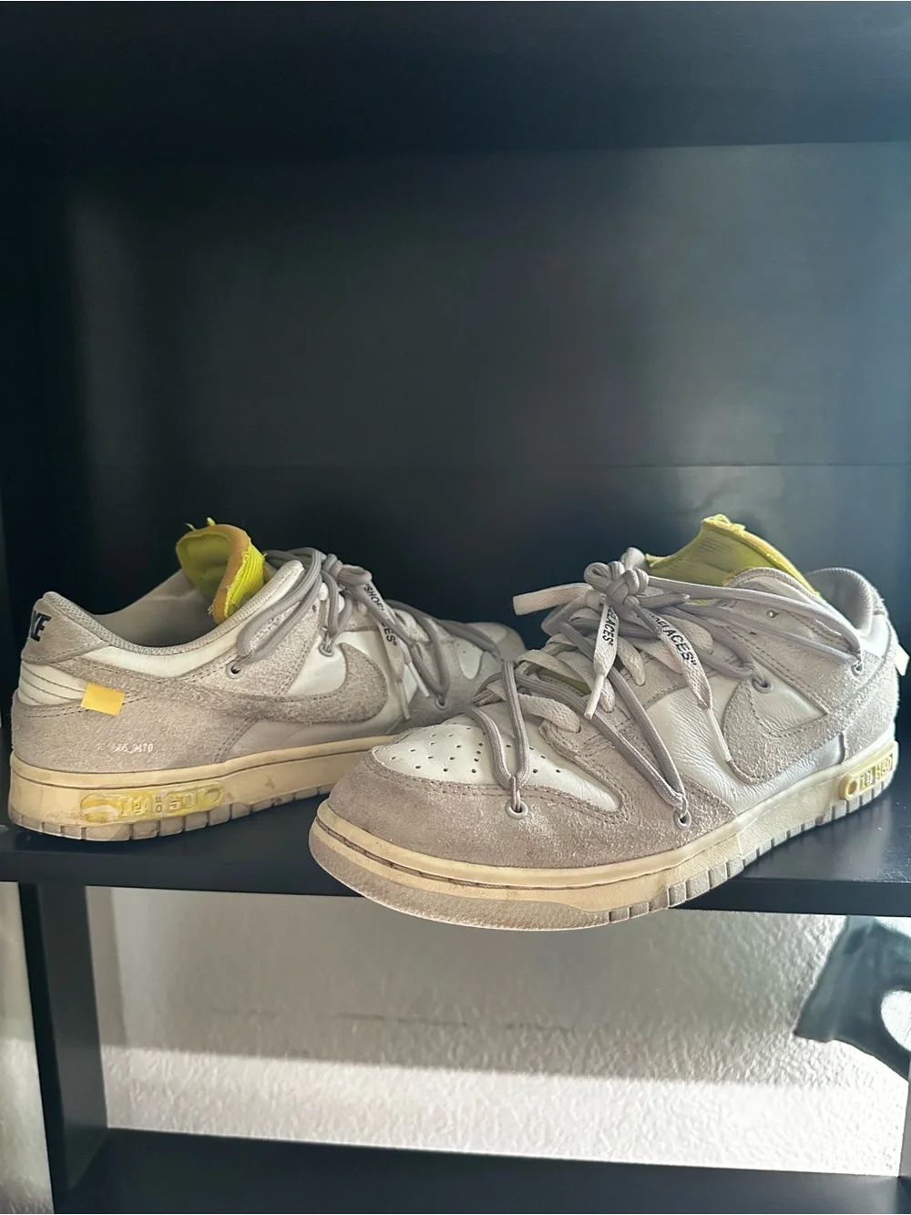 Nike Off-White x Dunk Low 'Lot 14 of 50' DJ0950-106 Size 11M Virgil Abloh Shoes